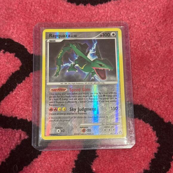 Pokémon TCG Rayquaza Reverse Holo #14 – Legends Awakened (2008) – Lightly Played - Picture 1 of 2